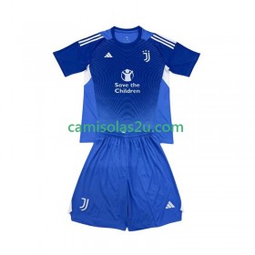 Camisolas de futebol Juventus Guarda Redes Criança Equipamento Principal 2025/26 Manga Curta